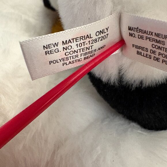 Ming TY Original Beanie Babies Panda Black White 2016 Plush Stuffie (SKU: 244TO) - Picture 10 of 11